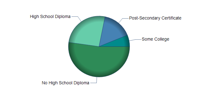 chart of education to reach occupation