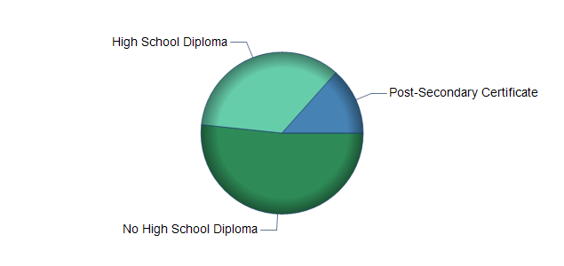 chart of education to reach occupation