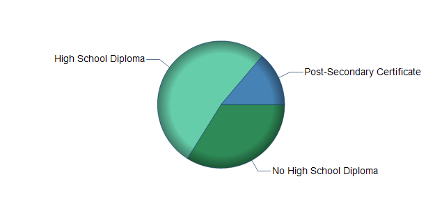 chart of education to reach occupation