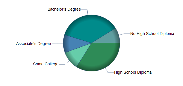 chart of education to reach occupation