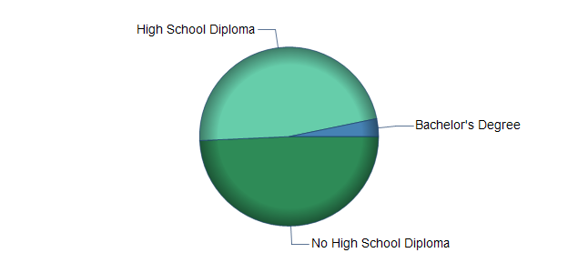 chart of education to reach occupation