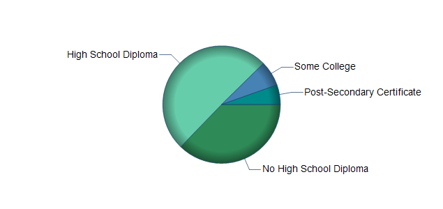 chart of education to reach occupation