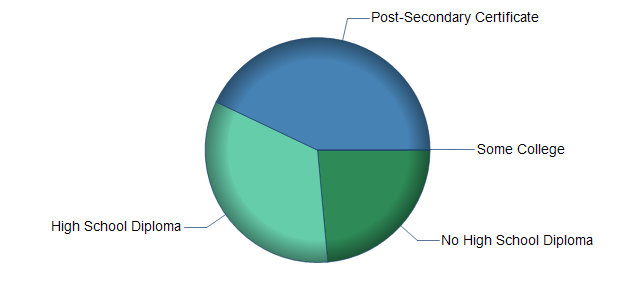 chart of education to reach occupation