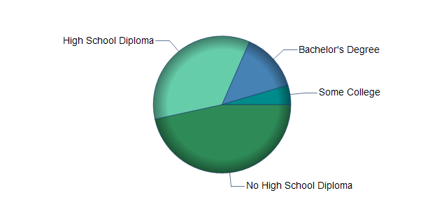 chart of education to reach occupation