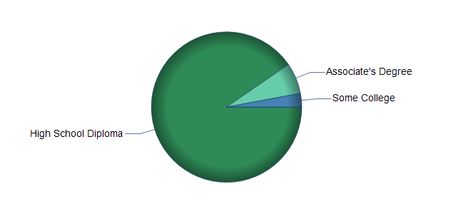 chart of education to reach occupation