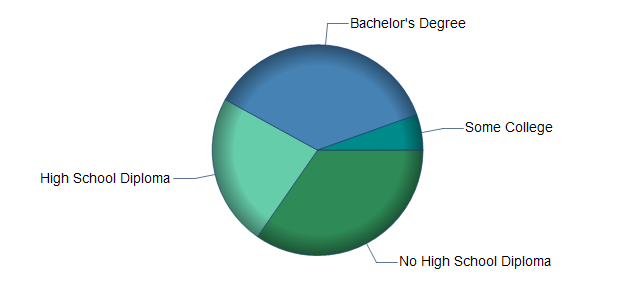 chart of education to reach occupation