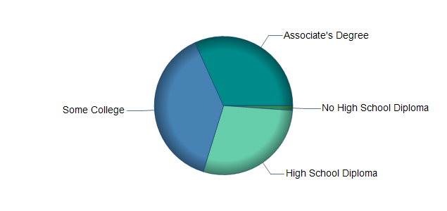 chart of education to reach occupation