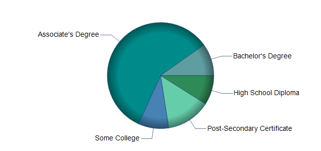 chart of education to reach occupation