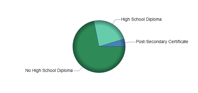 chart of education to reach occupation