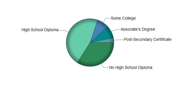 chart of education to reach occupation