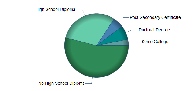 chart of education to reach occupation