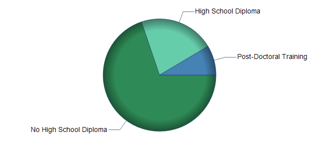 chart of education to reach occupation