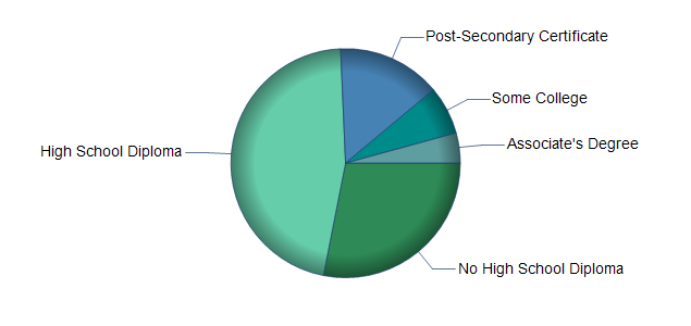 chart of education to reach occupation