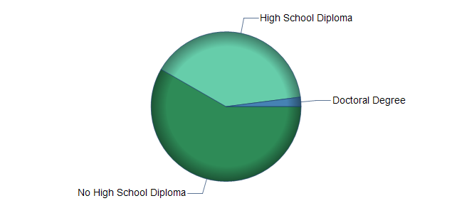 chart of education to reach occupation