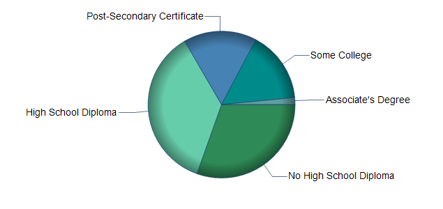 chart of education to reach occupation