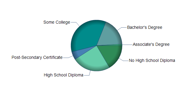 chart of education to reach occupation