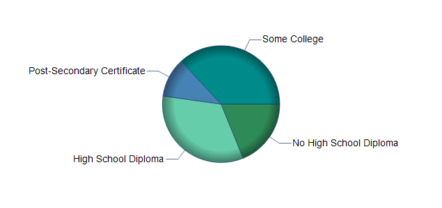 chart of education to reach occupation