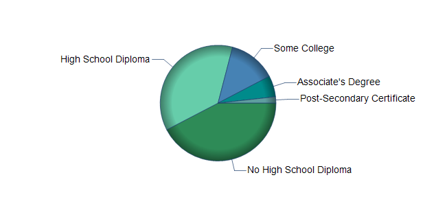 chart of education to reach occupation