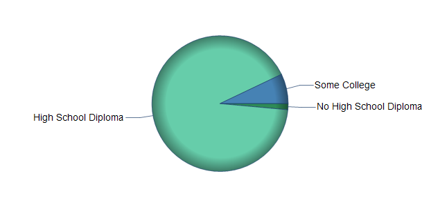 chart of education to reach occupation