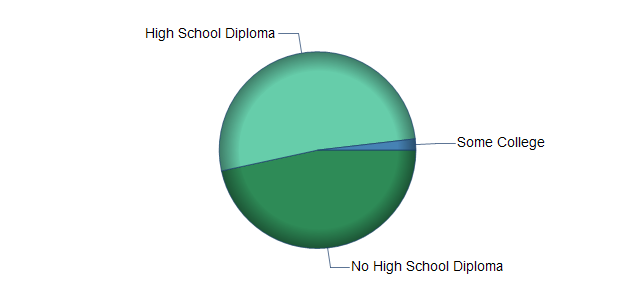 chart of education to reach occupation