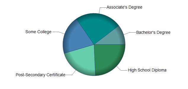 chart of education to reach occupation