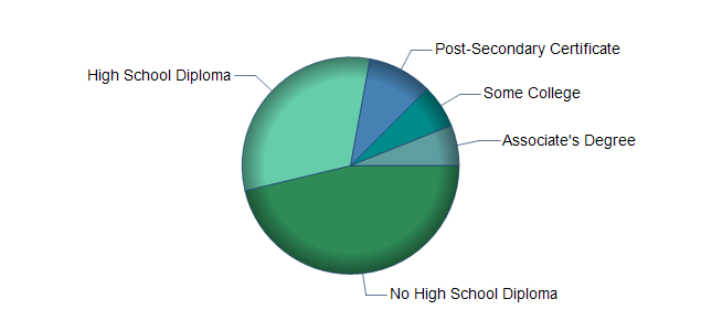 chart of education to reach occupation