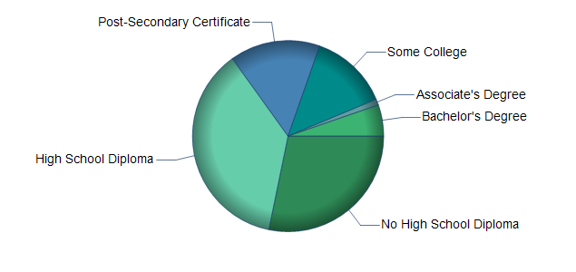 chart of education to reach occupation