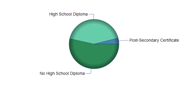 chart of education to reach occupation