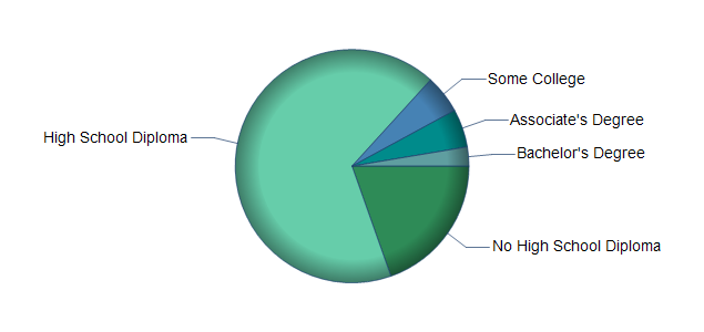 chart of education to reach occupation